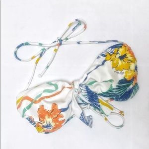 Rip Curl Bikini Top Medium Halter Floral